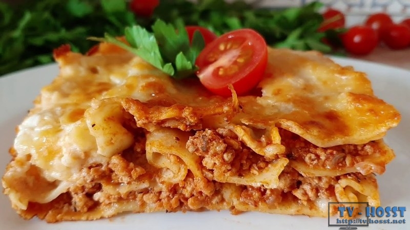 ЛАЗАНЬЯ самый простой и вкусный рецепт Люда Изи Кук обед Итальянская Кухня